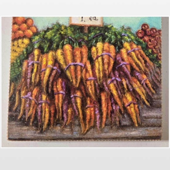 New Primitives By Kathy Sign Small Carrot Distressed Wood Wall Textured Décor - Picture 5 of 13